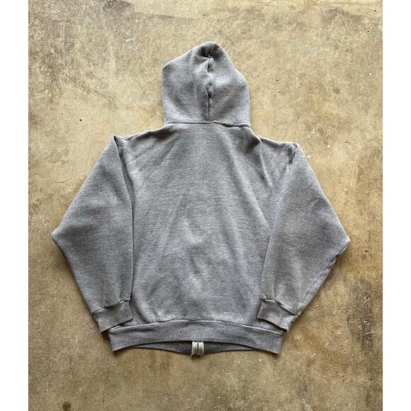 1970s Russell Athletic Gray Zip Up Hoodie Size XS Made in USA - Picture 2 of 6